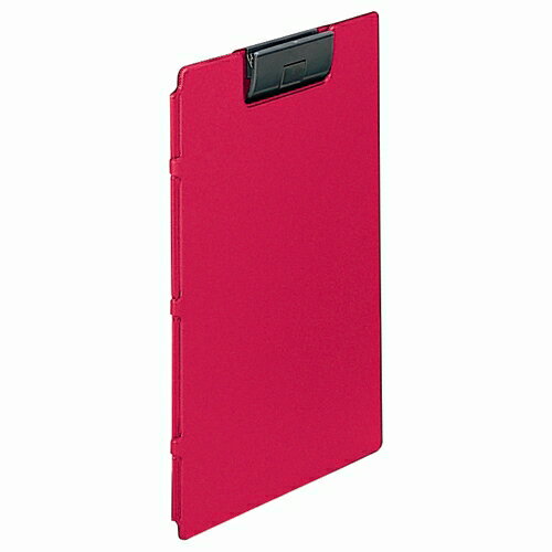 クリップファイル F-2650-12 A4E 桃 10冊【LIHITLAB】