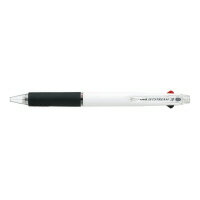 【ゆうパケット対応可】ジェットストリーム3色ボールペン極細白　0．5mm　インク色：黒・赤・青SXE340005-1【三菱鉛筆】