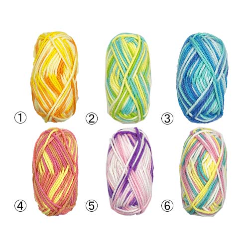 かすり毛糸 ●長さ／約46m