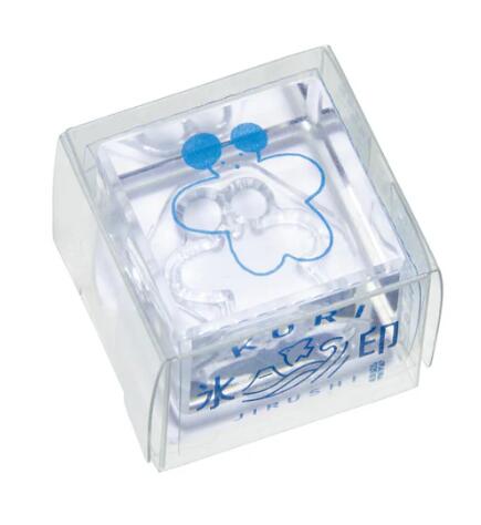 【ゆうパケット対応可】〈NEW〉透明スタンプ「氷印」小サイズ　ヌイグルミ　CLSA22-007【キングジム】