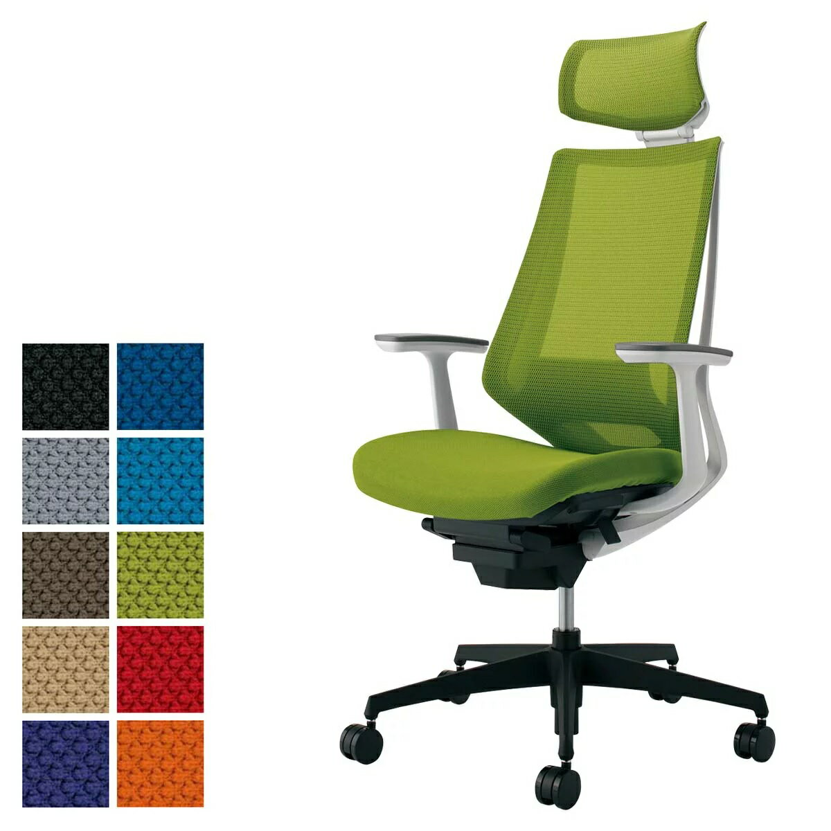 【コクヨ】デスクチェア オフィスチェア 椅子 duora　デュオラ CR-G3025E1 メッシュタイプ ヘッドレス..