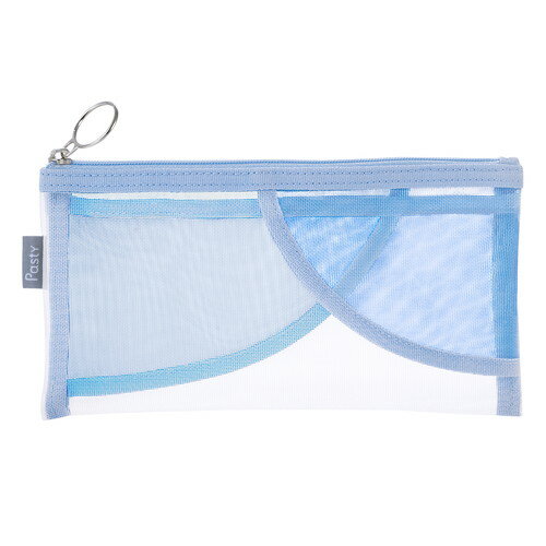 Pasty（パスティ）ペンケース　フラットタイプ　ブルー【プラス】FL-200CA BL