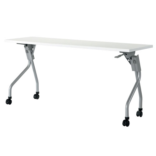 フォールディングテーブル ホワイト YS-1545WH 幅 1500mm × 奥行き 450mm × 高さ700mm【ジョインテックス】 【メーカー直送品】【時間指定不可・夜間配送不可】【平日配送のみ】 [2]