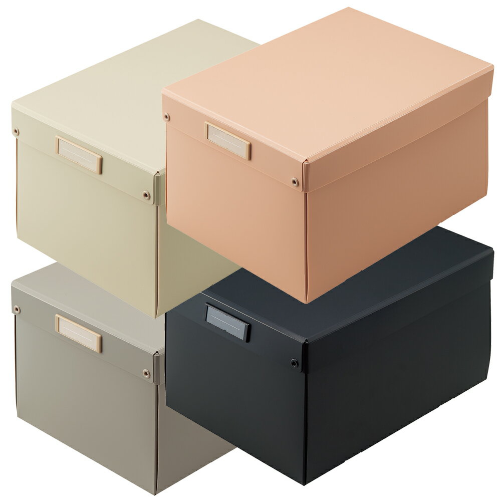 〈Roomy ルーミー〉折りたたみボックス　深型258mm × 354mm × 197mm【リヒトラブ】A-794