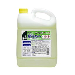 （代引き不可）（同梱不可）業務用　トイレ用洗浄剤 ニイタカ除菌トイレクリーナー(H-4) 5kg×3本　233130