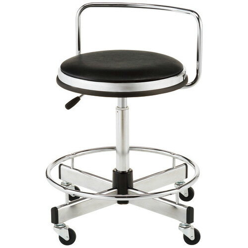 キャスター付作業チェア サイドチェア 丸イス RD-16LNZC幅 545mm × 奥行き 545mm × 高さ625mm【ジョイ..