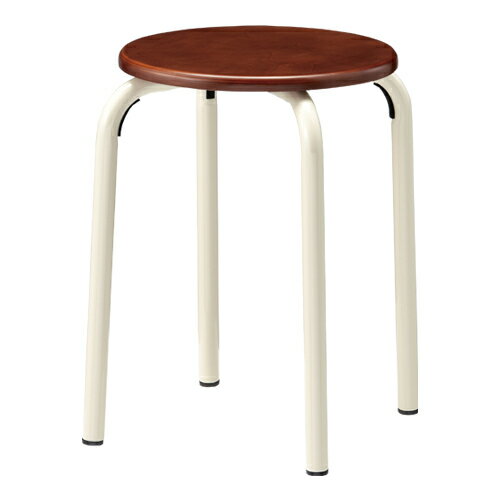 スツール(座合板) 丸イス MF-24T幅 420mm × 奥行き 420mm × 高さ450mm【TOKIO】【メーカー直送品】【時間指定不可】【平日配送のみ】 [3]