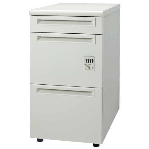 脇机3段ダイヤル錠　UJ-047A-A3D WS/W4引出A【プラス】【メーカー直送品】【時間指定不可・夜間配送不可】【平日配送のみ】