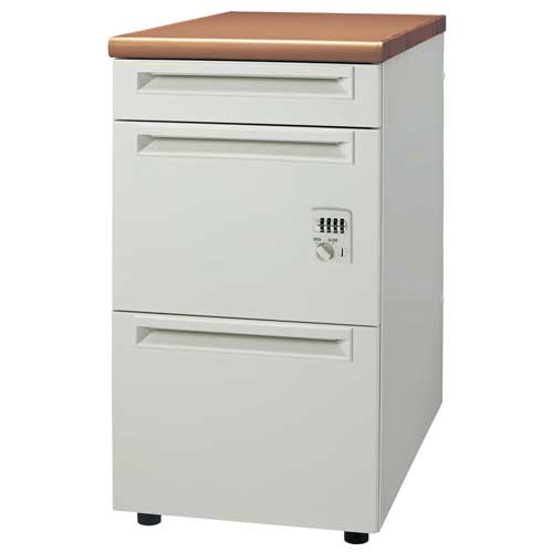 脇机3段ダイヤル錠　UJ-047A-A3D T2/W4引出A【プラス】【メーカー直送品】【時間指定不可・夜間配送不可】【平日配送のみ】