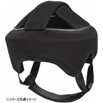 （同梱不可） キヨタ KM-30 ヘッドガードフィット ブラックL-LL (非課税) 頭頂部と後頭部でサイズ調節自由