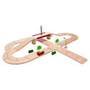 (同梱不可) 正規輸入品 プラントイ 木製玩具 ロードシステム 6208 運輸システムごっこができるロードシステムセット|詳細画像