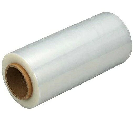 ●サイズ／幅300mm×長さ500m　●厚さ／0．018mm　●材質／PE　●芯径／3インチ（76．2mm）　●厚手でしっかり梱包できる18マイクロメートル！伸縮性に優れてやぶれにくい。　●ストレッチフィルムホルダー対応k6227-4722