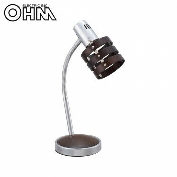 （同梱不可） OHM テーブルスタンド E17 TT-YN10AW やさしさとぬくもりを感じる木製シェード