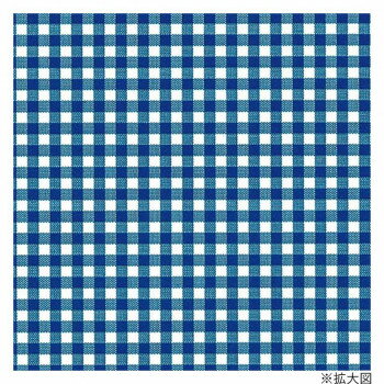 （同梱不可） シモジマ HEIKO(ヘイコー) 002321600 包装紙 半才 ギンガムミニ 紺 100枚入 鮮やかな色のギンガムチェック