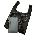 (同梱不可) DAICO Pisoraro(ピソラロ) バンブー スマホポシェット(エコバック付属) ブルー PR141 エコバッグが付属されたスマホポシェット