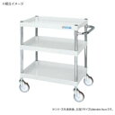 (代引き不可)(同梱不可) サカエ CSパールワゴン中量タイプ パールホワイト CSP-9073SEW 堅牢・安全・美観、三拍子揃ったワゴン