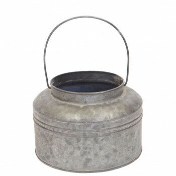 （同梱不可） 村田屋産業 ブリキミルクポット 40000 ブリキの風合いがおしゃれなポット