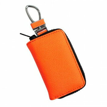 （同梱不可） AWESOME(オーサム)　スマートキーケース　蛍光レザー　蛍光オレンジ　ASK-FL01 シンプルなキーケース!