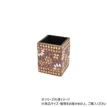 （同梱不可） ビーズペンスタンド ピンクベージュ 14924812210 装飾が美しいペンスタンド officeyu-10590349 オフィス ユー パッケージ画像