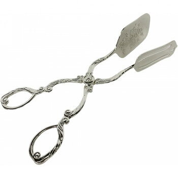 （同梱不可） ヴィヴィアン ケーキトング 平型 シルバー 14203CT-SV クラシックデザインが美しいトング