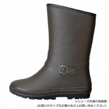 （同梱不可） ミツウマ　レインシューズ　ピュセルNo.3003 ブラウン L 吸汗・抗菌仕様ファッションレイン