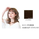 (同梱不可) プリシラ オールウィッグ レイヤーマッシュミディ A-699 耐熱 TDB・ダークブラウン お手軽にイメージチェンジ♪(4)