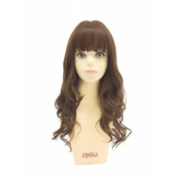 （同梱不可） ★プリシラ オールウィッグ メープルカールロング A-700 耐熱 TDM・デイリーマロン お手軽にイメージチェンジ