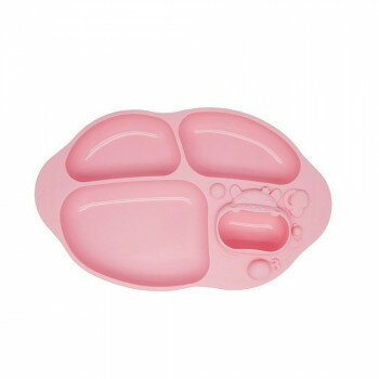 （同梱不可） ヤミーディップス プレート 食器 ピンク MMYDP-01 ひっくり返しを防ぐ