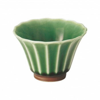 （同梱不可） 光洋陶器 花伝 かすみ 緑 8cm深小鉢 56171091 いつもの料理もぐっと引き立てる!(3)