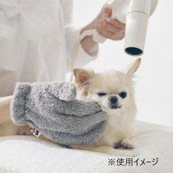 （同梱不可） ハートウエル ドッグ敏感肌向け ミトン グレー 13792949 愛犬の繊細な部位を守るために