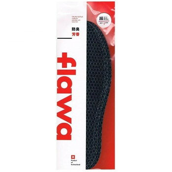 （同梱不可） flawa フラワ　インソール M　24.5〜25.5cm 抗菌成分が臭いの元となるバクテリアを抑制