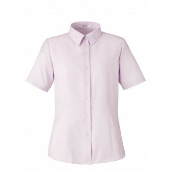 （同梱不可） ボンマックス RB4563 半袖ブラウス オーキッド (14) サイズ:7G BONOFFICE 抗菌防臭加工ポリジン機能付きブラウス