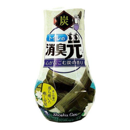 ●容量／400ml●効果期間／1．5〜3ヵ月（使用状況により異なります）●でっかいろ紙がイヤなニオイを強力消臭。たっぷり入って効き目長持ち、液がなくなる最後まで、ずーっと香りが続きます。●炭の香りk6214-6692