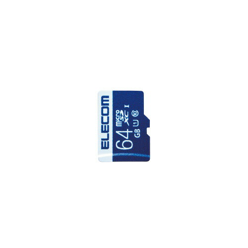 ●メモリ規格：microSDXC ●スピードクラス：Class10UHS-IU1 ●インターフェイス：microSD ●メモリ容量：64GB ●最大転送速度：読み出し:45MB/s ●最低保証速度：10MB/s ●外形寸法：幅15.0mm×高さ11.0mm×奥行1.0mm ●重量：約0.4g ●付属品：SD変換アダプタ×1 ●保証期間：1年(データ復旧サービス含む)k6433-2260