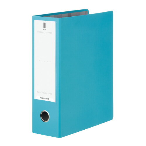 チューブファイル＜NEOS＞A4縦　80mmとじ2穴　ターコイズブルーフ-NE680B【コクヨ】
