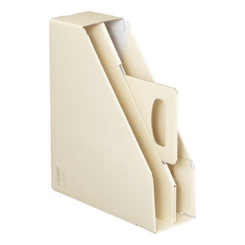 ファイルボックス＜KaTaSu＞　取っ手付き・スタンドタイプ　オフホワイトフ-KES470W【コクヨ】