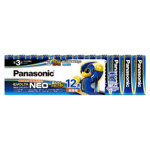 【ゆうパケット対応可】乾電池EVOLTA NEO 単3形 12本LR6NJ/12SW【Panasonic】 【ゆうパケット対応可】乾電池EVOLTA NEO 単3形 12本LR6NJ/12SW【Panasonic】