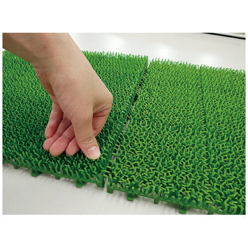 人工芝　若草ユニット　300×300mm　グリーン474776【山崎産業】 officeyu-10162864 オフィス ユー サンプル画像3