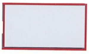 【ゆうパケット対応可】マグネットケース赤 中紙45x87