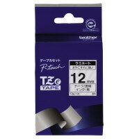 Cartridges - 【ゆうパケット対応可】ピータッチ用TZeテープカセット 透明に黒文字12ミリ幅 TZE-131【ブラザー】