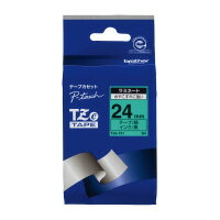 BROTHER（P-Touch ） - ピータッチ用TZeテープカセット 緑に黒文字　24ミリ幅 TZE-751【ブラザー】