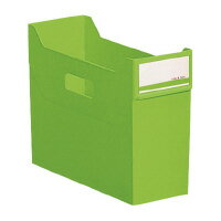 スタックボックス A4　黄緑　見出し交換可能 G1600-6【リヒトラブ】