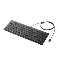 有線薄型コンパクトキーボード ブラック TK-FCP097BK【エレコム】(2.0)