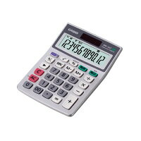 ●12桁表示●表示数字高15mm●時間計算機能●早打ち対応●税計算機能●計算状態表示●傾斜表示●電源/太陽電池＋CR2032×1●プラスチックキー●ミニジャストサイズ●サイズ：幅103×奥行145×高さ30.7mm●質量：約110g●保証期間：1年k6471-5155