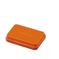 【ゆうパケット対応可】シヤチハタ　スタンプ台　小形　朱色 盤面サイズ：40×63mm　油性顔料系 HGN-1-OR【シヤチハタ】