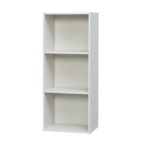 カラーボックス　3段　オフホワイト A4ファイル対応サイズ CX-3Fオフホワイト【アイリスオーヤマ】