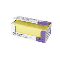 ●メモや伝言などが、きれいに書ける罫線入り●パソコンや電話、キャビネットなどの樹脂面や垂直面などつきにくかった場所にもしっかり貼れるのに、キレイにはがせる。（メーカー通常粘着製品比）●サイズ／75×75mm●90枚×10冊●古紙パルプ配合率100%の再生紙を使用●文字が読みやすいパステルカラー●色／イエローk6471-6787