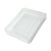 ●中身が見える透明タイプ　●材質／PP　●内寸法／W235×D314（持ち手窪み部分の内側）×H60mm　●付属品/タイトルシール　●ワンタッチストッパー付き　k6473-3371