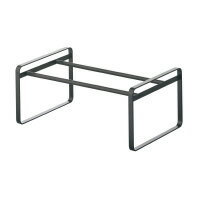 伸縮シューズラックフレーム1段 ブラック 07210【山崎実業】