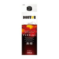 ドトール リキッドコーヒー 無糖 1L×6本 049111【ドトールコーヒー】※軽減税率対象商品